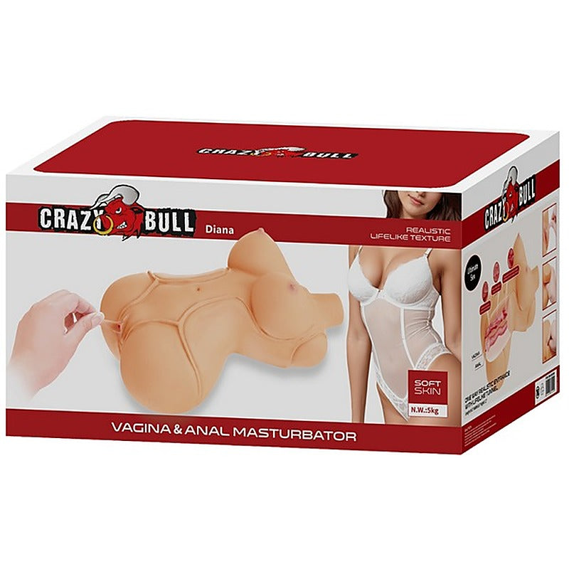 Realistic Pleasure Vagina & Anal Masturbator by Baile - Masturbators and Strokers