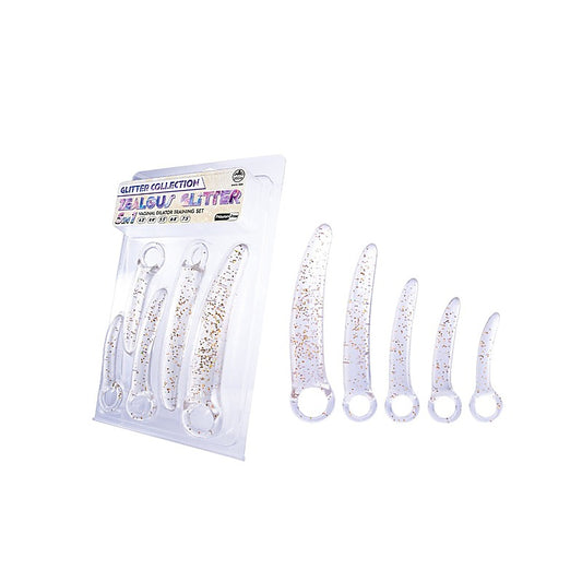 Zealous Glitter TPE Dilator Kit by NANMA - Love Eggs and Kegel Exercisers