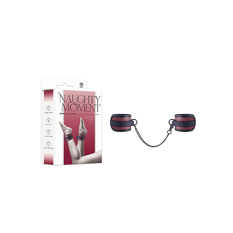 Naughty Moment Adjustable Ankle Cuffs by NANMA Corporation - Cuffs And Restraints