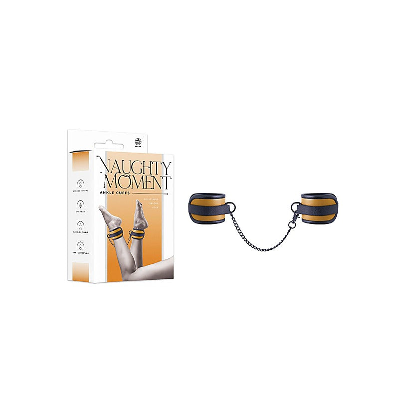 Naughty Moment Adjustable Ankle Cuffs by NANMA Corporation - Cuffs And Restraints
