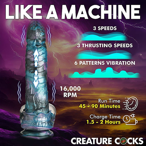 Astro-Thrust Vibrating Silicone Dildo by XR Brands - Vibrating Dildos