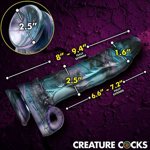 Astro-Thrust Vibrating Silicone Dildo by XR Brands - Vibrating Dildos