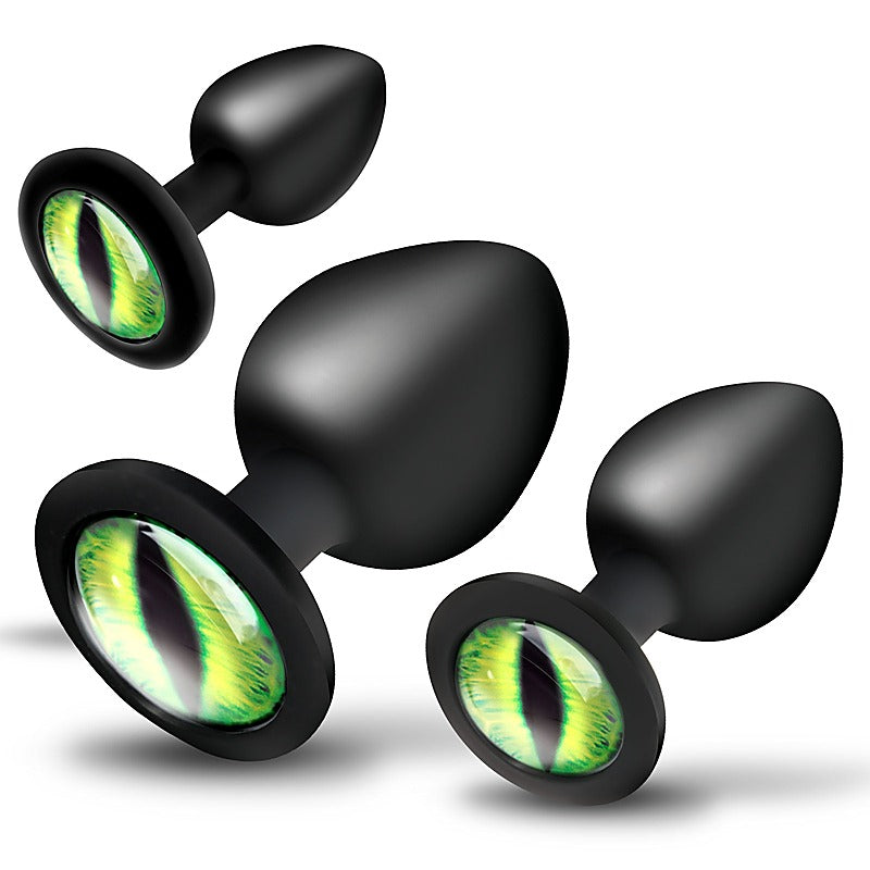 Creature Eyes Silicone Butt Plug Set by XR Brands - Butt Plugs