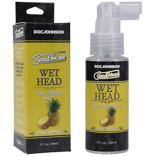 Wet Head Dry Mouth Spray Pineapple by Doc Johnson - Delay and Excite Sprays