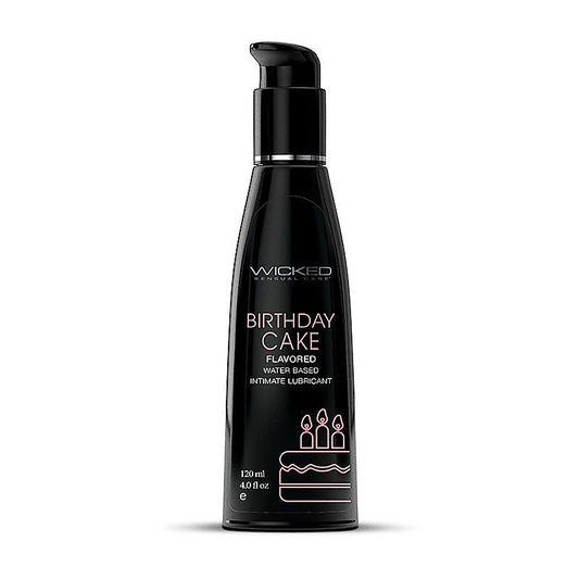 Wicked Aqua Birthday Cake Lubricant by Wicked Sensual Care - Water Based Lubes
