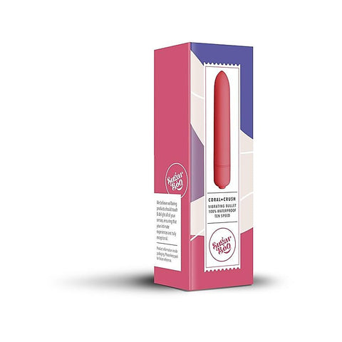 SugarBoo Coral Crush Bullet Vibrator by Rocks Off - Bullet Vibrators