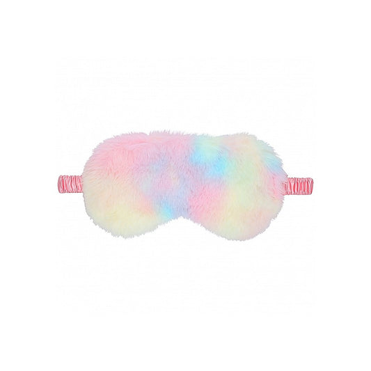 OUCH! Fetish Power Play Fluffy Eye Mask by Shots Toys - Masks And Blindfolds