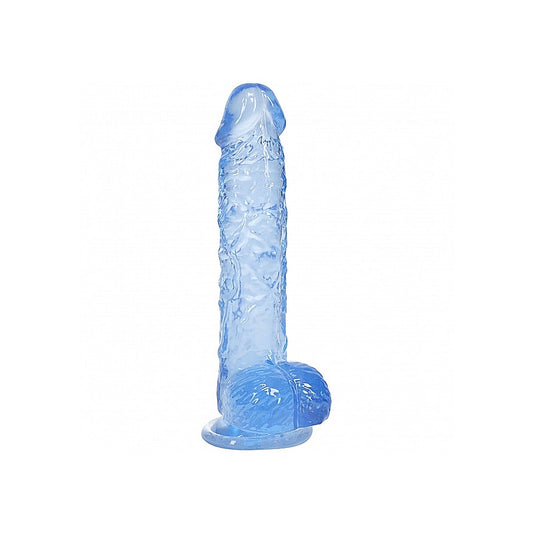 REALROCK 5 Inches Crystal Clear Realistic Dildo with Balls - Realistic Dildos