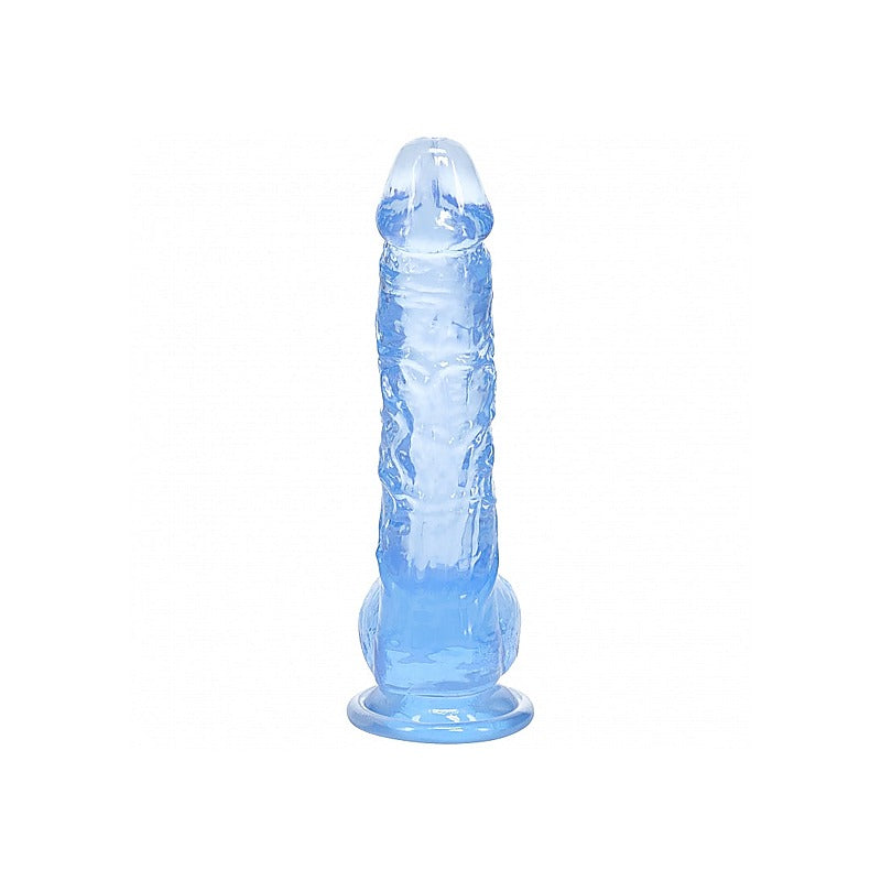 REALROCK 5 Inches Crystal Clear Realistic Dildo with Balls - Realistic Dildos