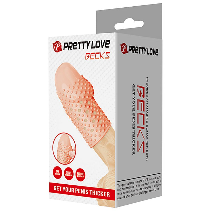 Becks Realistic Penis Extension Sleeve by Baile - Penis Sleeves and Extenders
