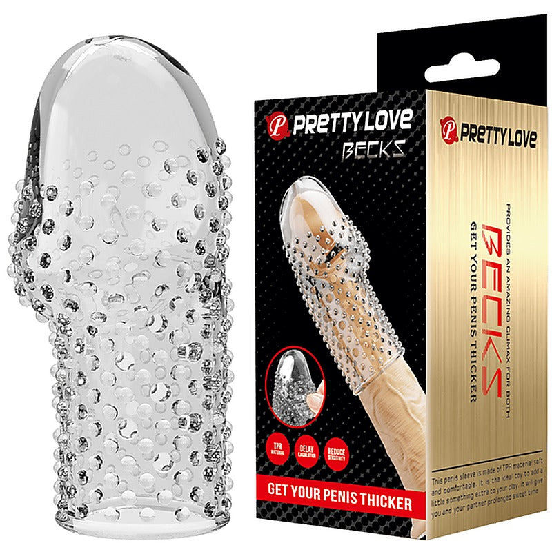 Becks Realistic Penis Extension Sleeve by Baile - Penis Sleeves and Extenders