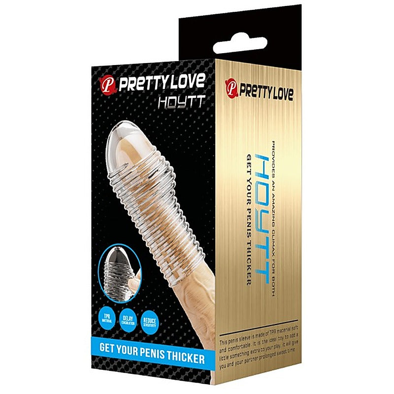 Hoytt Realistic Penis Extender Sleeve by Baile - Penis Sleeves and Extenders