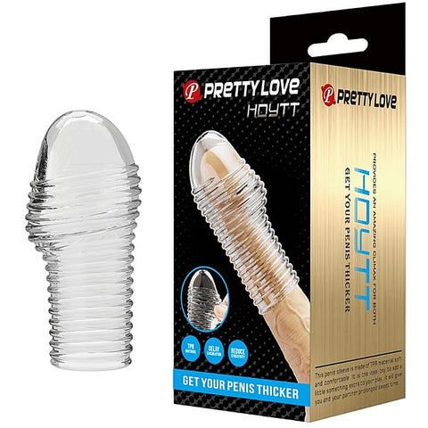 Hoytt Realistic Penis Extender Sleeve by Baile - Penis Sleeves and Extenders