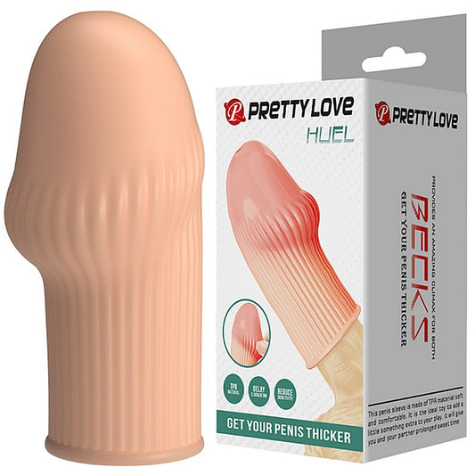 Huel TPR Material Penis Extender Sleeve by Baile - Penis Sleeves and Extenders