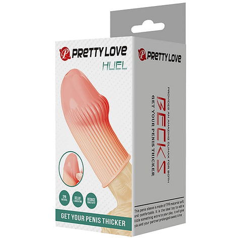 Huel TPR Material Penis Extender Sleeve by Baile - Penis Sleeves and Extenders