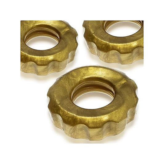 Super Huj 3-Pack Cock Rings by Hunkyjunk - Cock Ring Sets