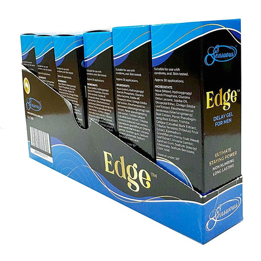 Edge Orgasm and Ejaculation Delay Gel by Sensuous - Water Based Lubes