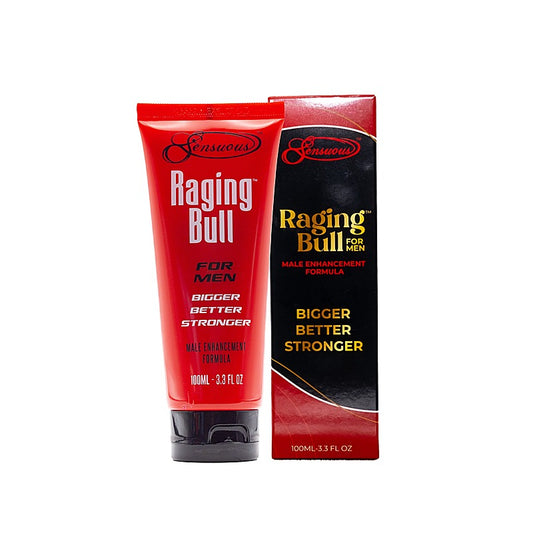Raging Bull Male Penis Enhancement Cream by Sensuous - Delay and Excite Sprays