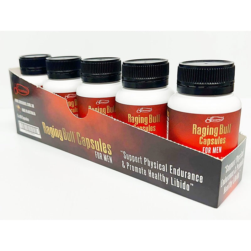 Raging Bull Capsules by Sensuous - Delay and Excite Sprays