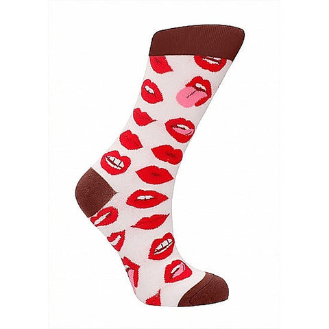 Lip Love Print Sexy Socks by Shots Toys - Party Gifts and Novelties