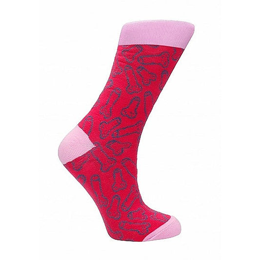 Cocky Print Sexy Socks by Shots Toys - Party Gifts and Novelties