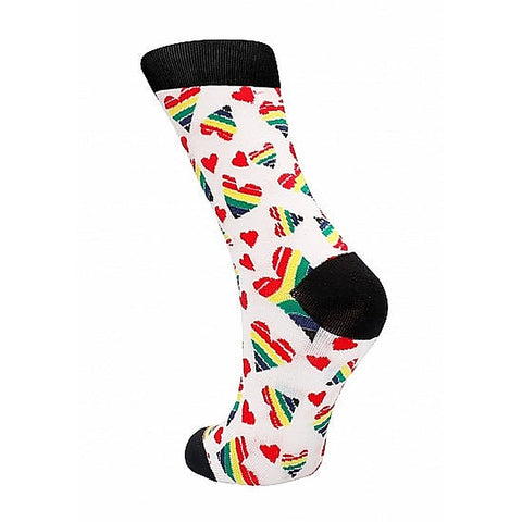 Happy Hearts Novelty Socks by Shots Toys - Party Gifts and Novelties