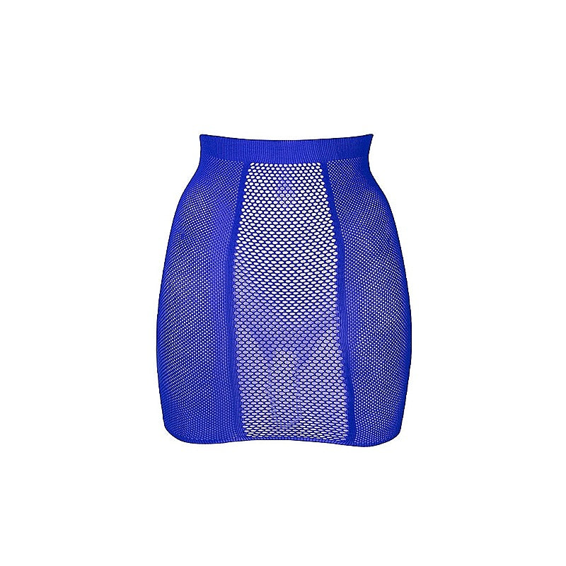 High Waist Sexy Fishnet Skirt by Shots Toys - Fishnet and Thigh Highs