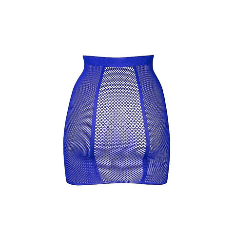 High Waist Sexy Fishnet Skirt by Shots Toys - Fishnet and Thigh Highs