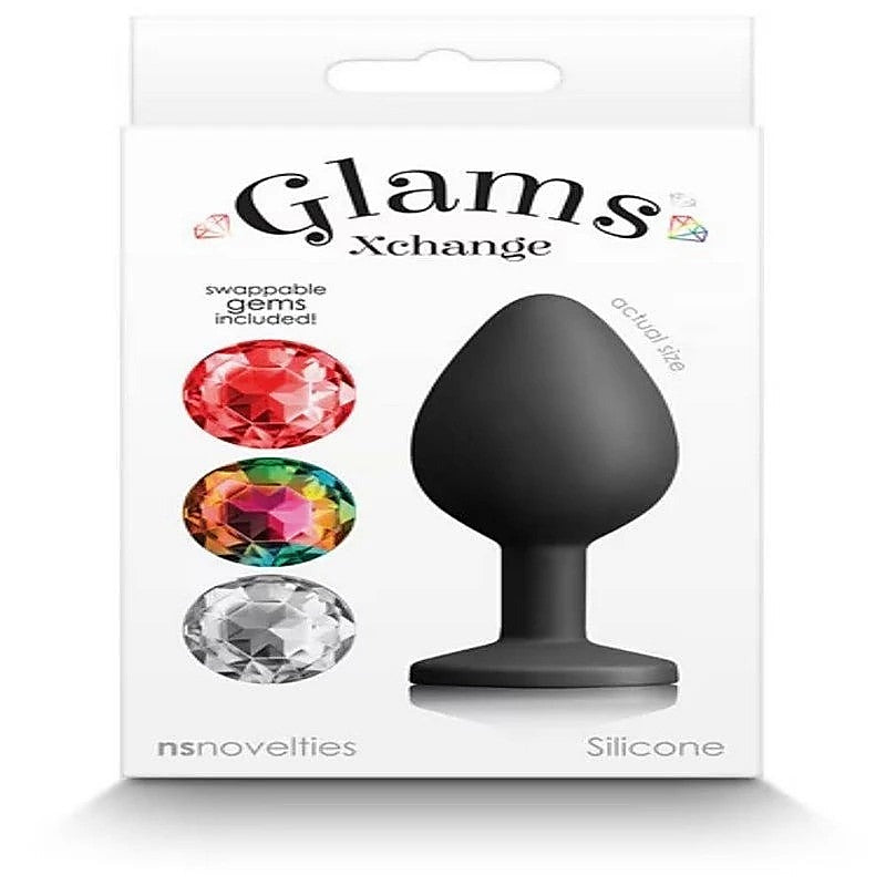 Glams Xchange Round Shape Anal Plug by NS Novelties - Butt Plugs