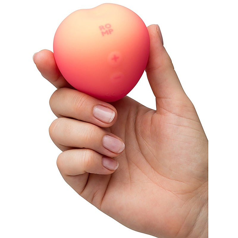 Romp Peach Air Pulse Clitoral Vibrator by Love Honey - Clit Ticklers and Pulsators