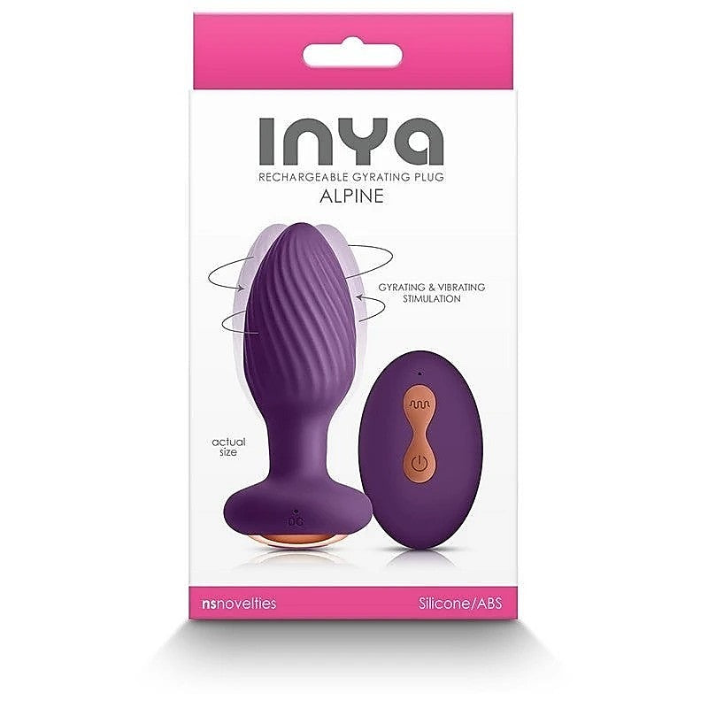 INYA Alpine Rechargeable Gyrating Butt Plug by NS Novelties - Butt Plugs