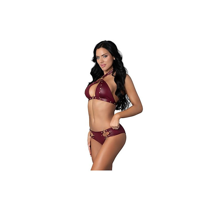 Juno Jewel Two Piece Fetish Bra and Panty Set by Magic Silk - Her Fetish