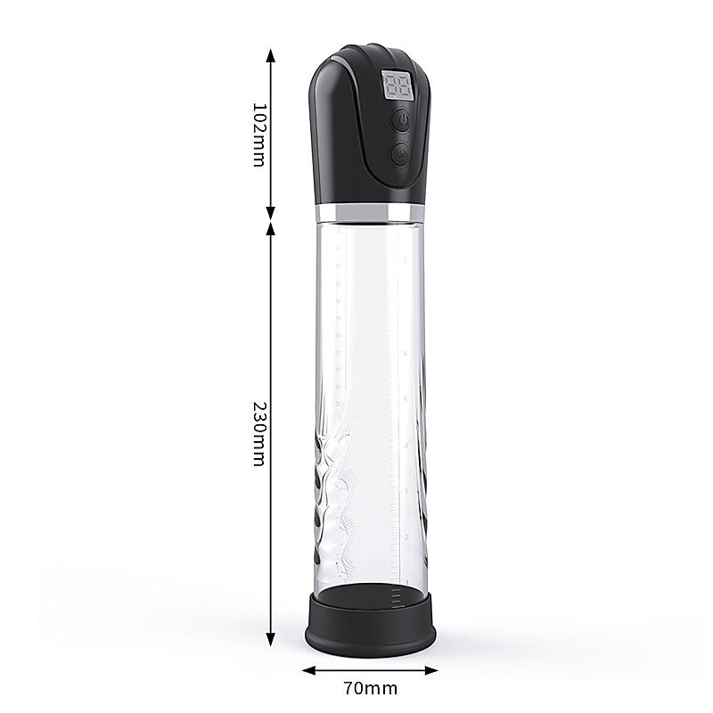 Longer Tube Digital Display Mens Penis Pump - Penis Pumps And Stretchers