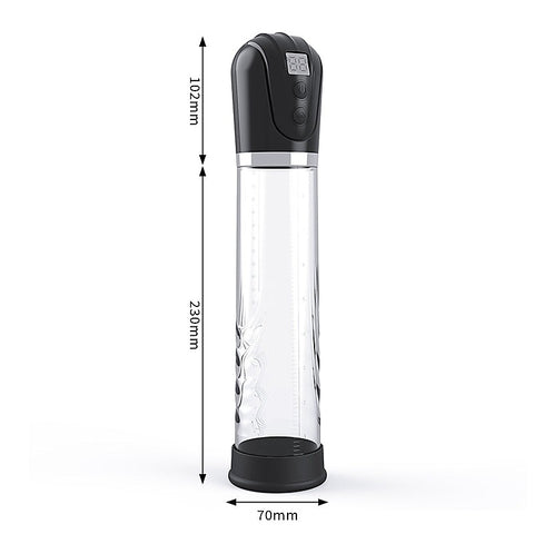 Longer Tube Digital Display Mens Penis Pump - Penis Pumps And Stretchers