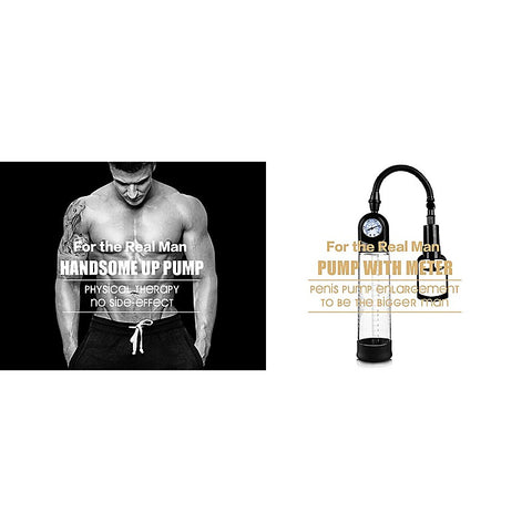 MEN Pull Rod Penis Pump with Gauge by Shenzhen Canwin - Penis Pumps And Stretchers
