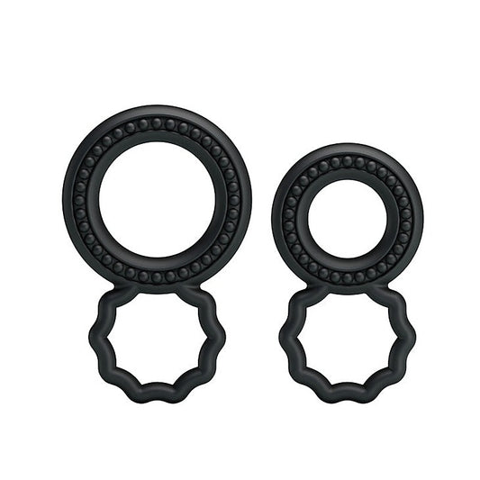 Dual Pack Mens Stretchy Silicone Cock Ring by Baile - Stretchy Cock Rings