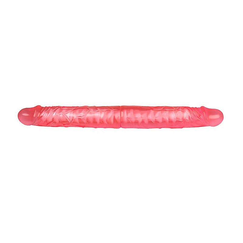 Bendable Realistic TPR Double Dong 14 Inches by Baile - Double Ender