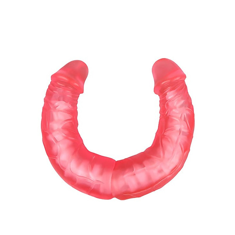 Bendable Realistic TPR Double Dong 14 Inches by Baile - Double Ender