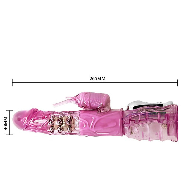 Multi Functions Rabbit Ear Rotating Vibrator by Baile - Rabbit Vibrators