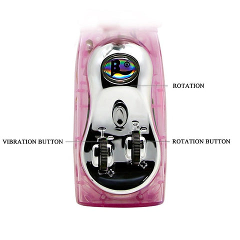 Multi Functions Rabbit Ear Rotating Vibrator by Baile - Rabbit Vibrators