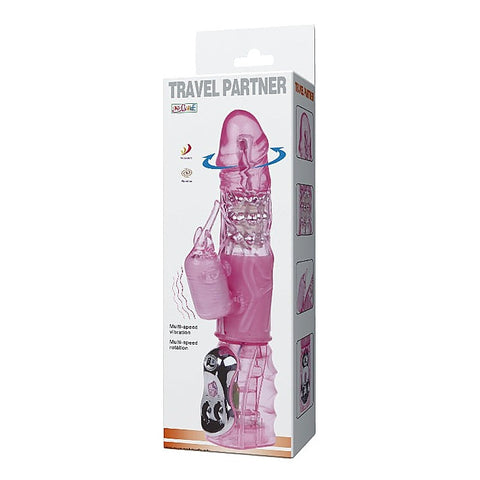 Multi Functions Rabbit Ear Rotating Vibrator by Baile - Rabbit Vibrators