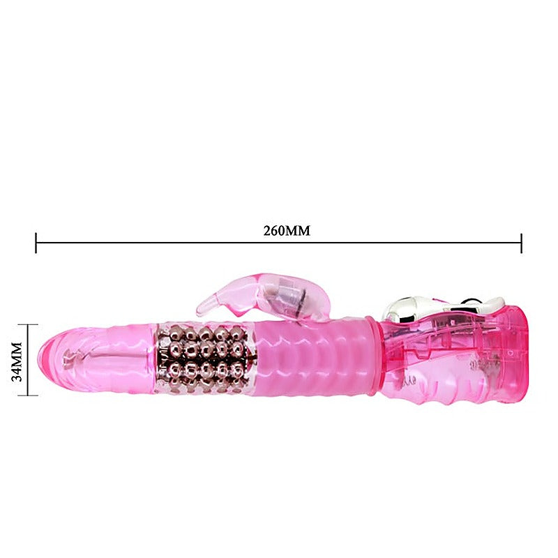 Ribbed Shaft and Realistic Head Rabbit Vibrator by Baile - Rabbit Vibrators