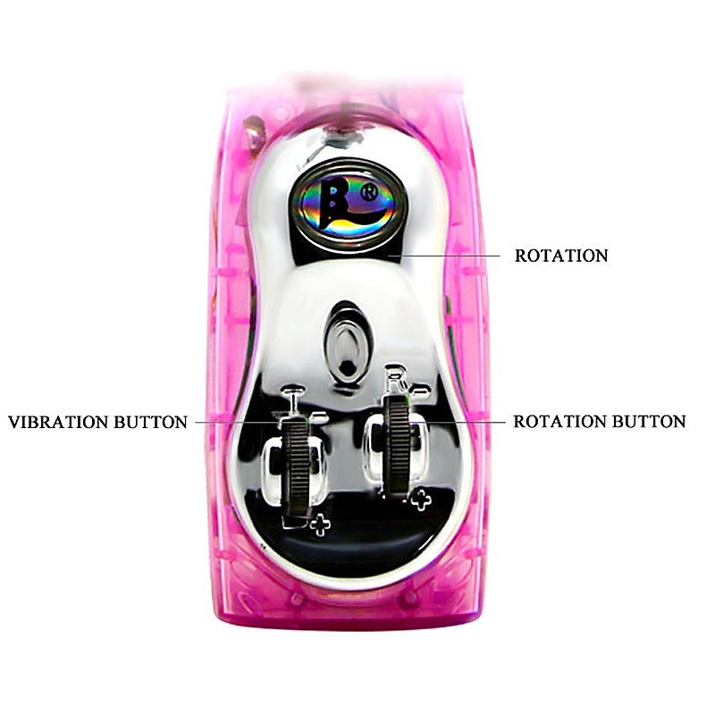 Ribbed Shaft and Realistic Head Rabbit Vibrator by Baile - Rabbit Vibrators