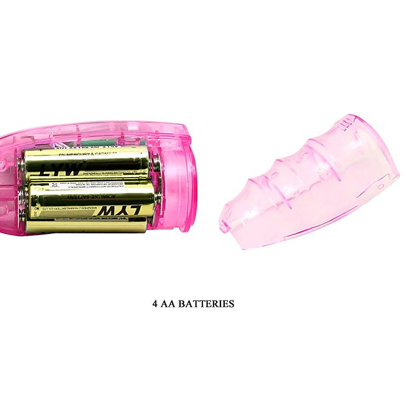Ribbed Shaft and Realistic Head Rabbit Vibrator by Baile - Rabbit Vibrators