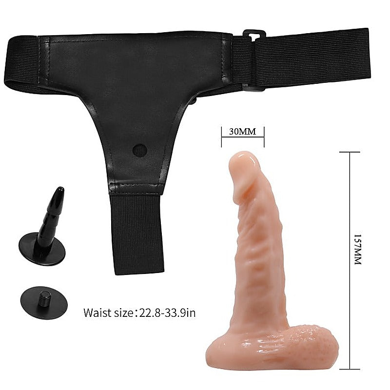 Strap On Realistic Cock and Dildo With Harness by Baile - Strap On Sextoys