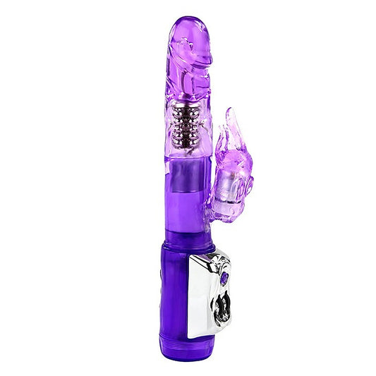 Beaded and Bulbous Shaft Rabbit Massager by Baile - Rabbit Vibrators