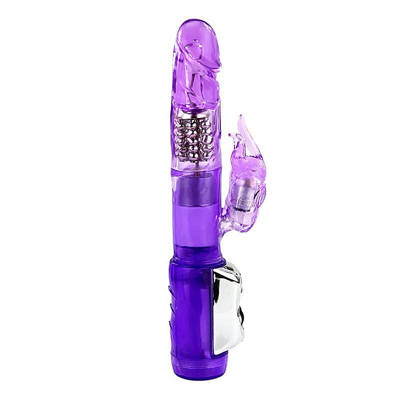 Beaded and Bulbous Shaft Rabbit Massager by Baile - Rabbit Vibrators