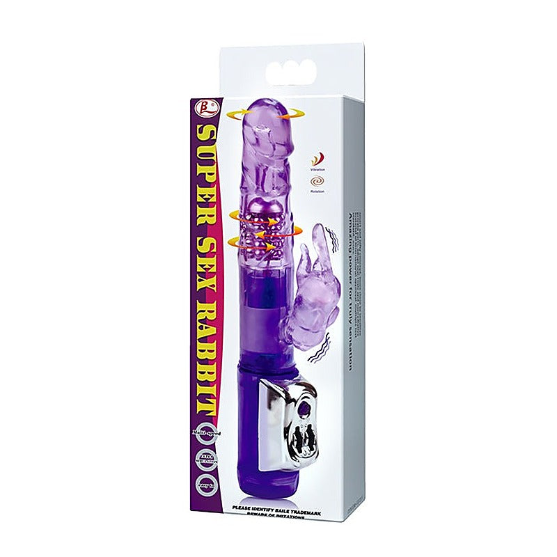 Beaded and Bulbous Shaft Rabbit Massager by Baile - Rabbit Vibrators