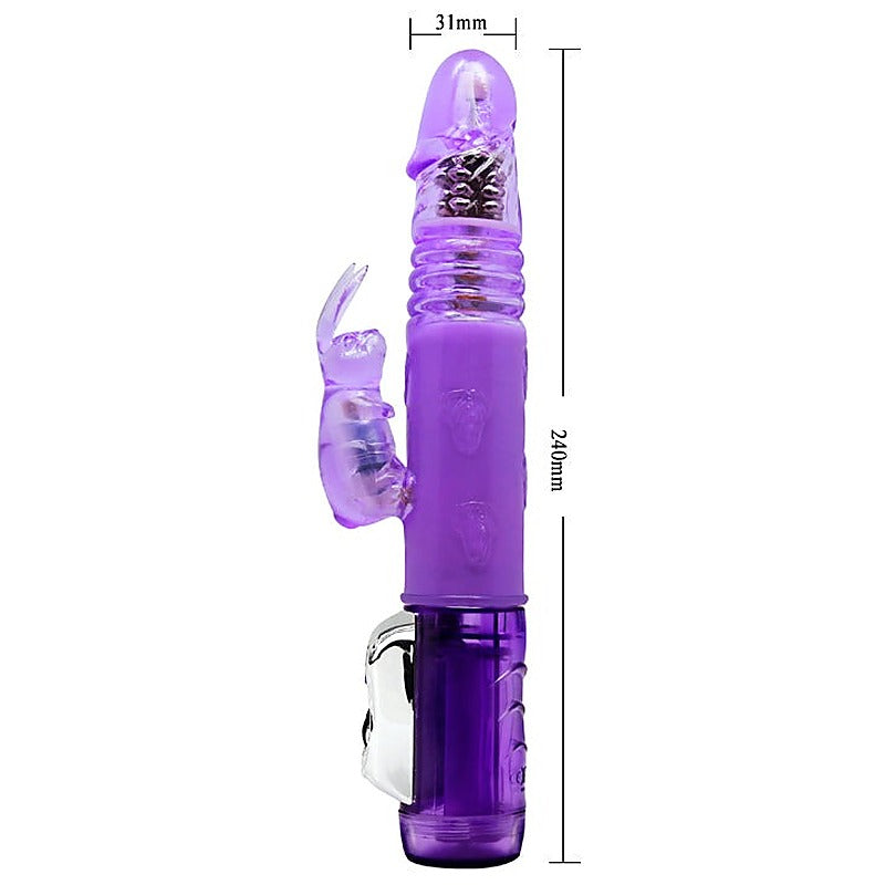 Vibrating Rotating and Thrusting Rabbit Vibrator by Baile - Rabbit Vibrators