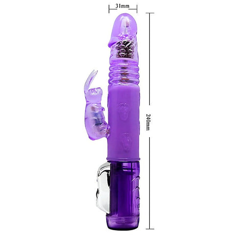 Vibrating Rotating and Thrusting Rabbit Vibrator by Baile - Rabbit Vibrators